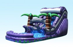 14FT PURPLE SPLASH WATERSLIDE